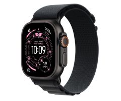 Apple Watch Ultra 3 Schwarzes Titan/Schwarzes Alpine S 5G-Armband