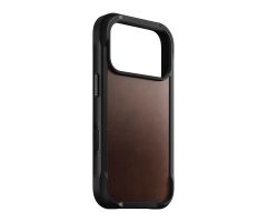 Nomad Rugged Leather Case do iPhone 17 Pro MagSafe rustic brown