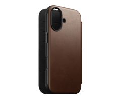 Nomad Modern Leather Folio für iPhone 17 MagSafe brown