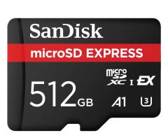 SanDisk EXPRESS microSDXC 512GB (880/650 MB/s) EX C10 U3 UHS