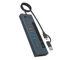 ICY BOX combo 11w1 PD 100W USB SD