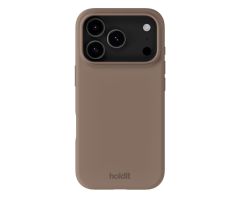 Holdit Silicone Case iPhone 17 Pro Mocha Brown