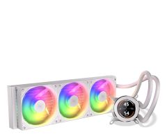 KRUX HydroGlance 360 ARGB LCD White 3x120mm