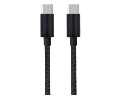 Silver Monkey USB-C-zu-USB-C-Flow-Kabel 60 W 2 m Schwarz