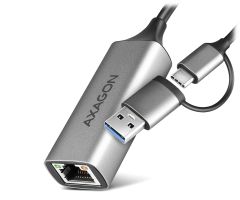 Axagon ADE-TXCA USB-C + USB-A gigabit ethernet adapter