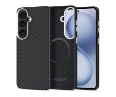 Tech-Protect Ion Carbon Magsafe Galaxy S26 Schwarz/Silber