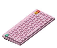NuPhy Node 75 Low / Light Pink / Red nano