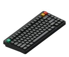 NuPhy Node 75 High / Ink Gray / Blush Max QWERTY-Layout
