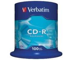 Verbatim 700 MB/80 Min. Audio-CD 52x CAKE 100 Stk.