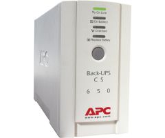 APC BACK-UPS CS (650VA/400W, 4xIEC, 2xRJ-45, AVR)