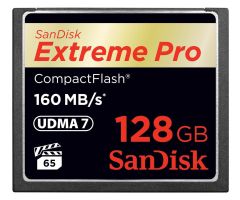 SanDisk 128 GB Extreme Pro schreiben 150 MB/s und lesen 160 MB/s