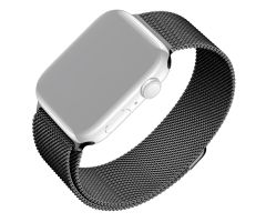 FIXED Mesh-Armband für Apple Watch schwarz