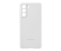 Samsung Silicone Cover für Galaxy S21 FE weiß