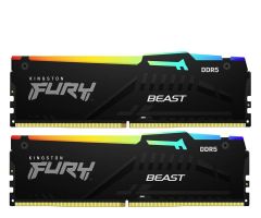 Kingston FURY 32 GB (2 x 16 GB) / 6000 MHz CL36 Beast RGB Schwarz