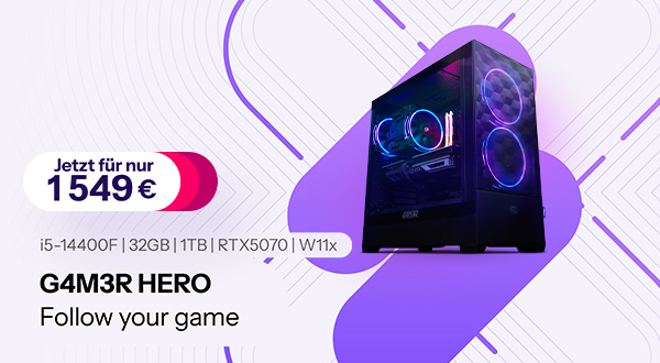 G4M3R Hero Sonderangebot
