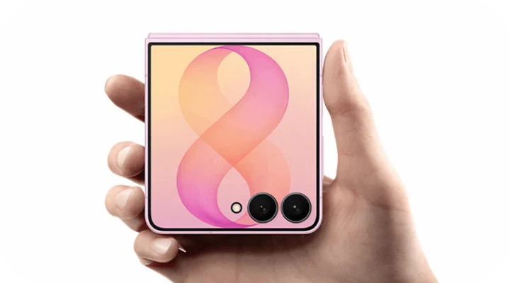 Au&szlig;endisplay des Samsung Galaxy Z Flip8