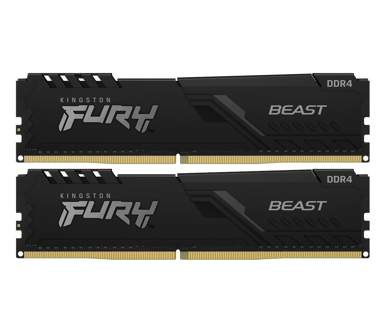 Kingston FURY 32GB Kit (2x16GB) DDR4 3200MHz Beast